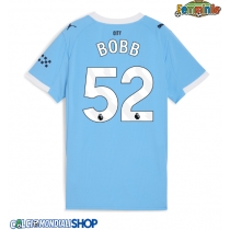 Maglie da calcio Manchester City Oscar Bobb #52 Prima Maglia Femminile 2025-26 Manica Corta